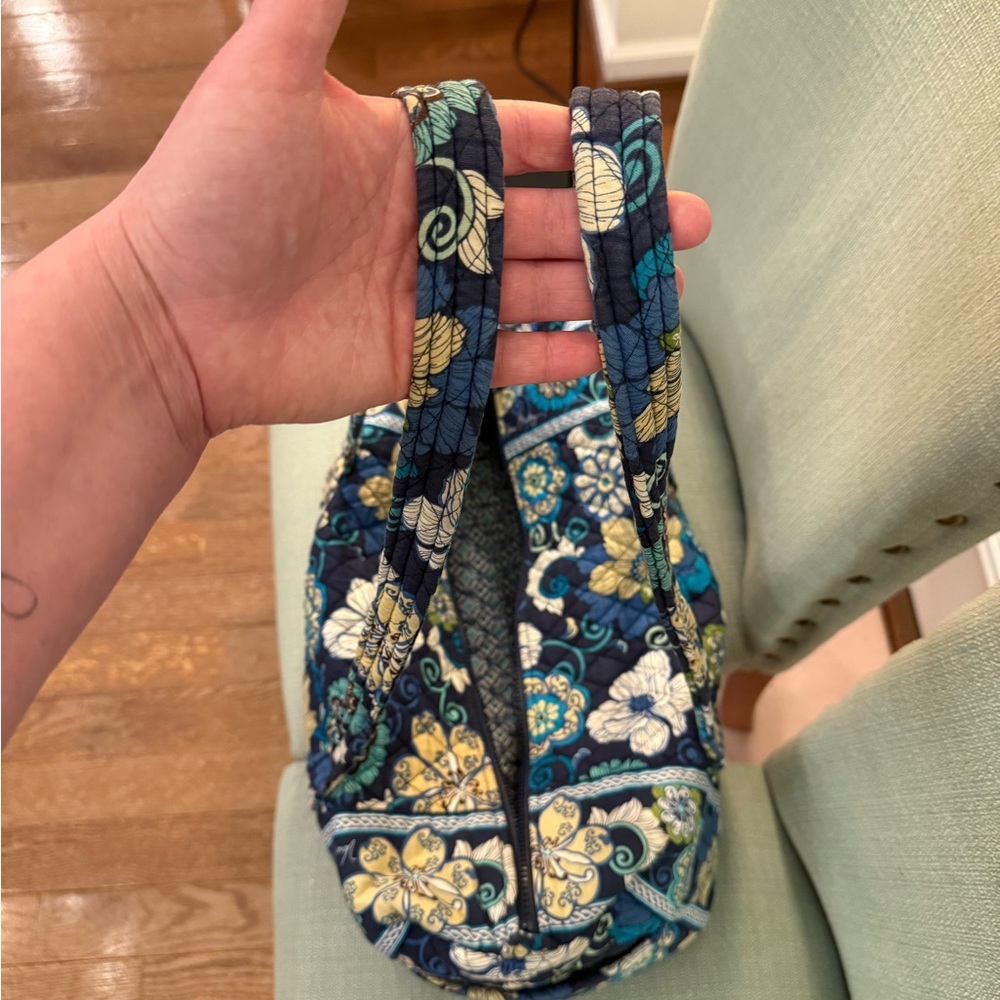 Vintage Vera Bradley in Mod Floral Blue - Sm Duffle, Jewelry Case + Iron Pouch - Picture 6 of 12
